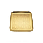 PVD Gold with Laser Square Tray - Robusto